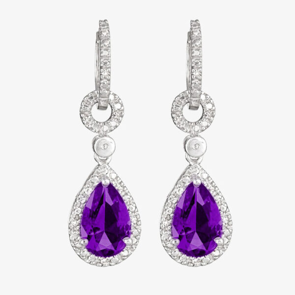 Red Diamond Earrings - Image 7