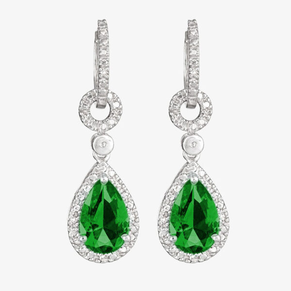 Red Diamond Earrings - Image 3