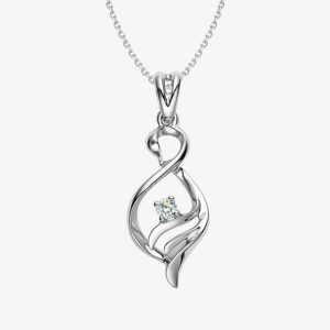 Silver Diamond Necklace