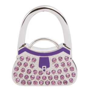 AllMerry Handbag Hanger ที่แขวนกระเป๋า - Diamond Bag สีม่วง