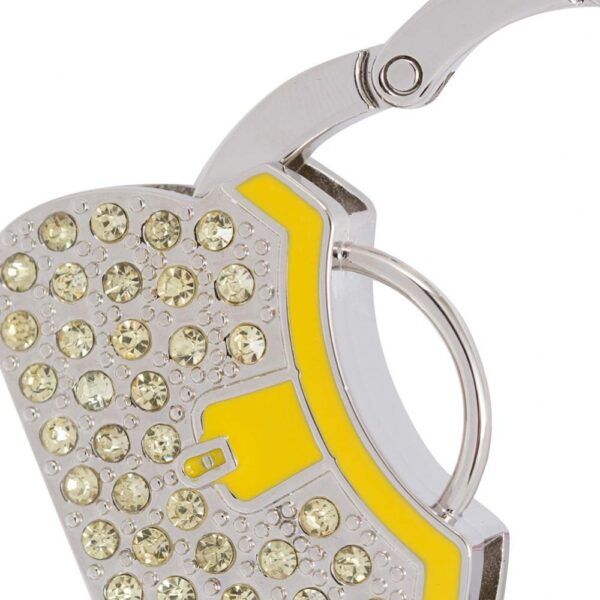 AllMerry Handbag Hanger ที่แขวนกระเป๋า - Diamond Bag สีเหลือง - Image 2
