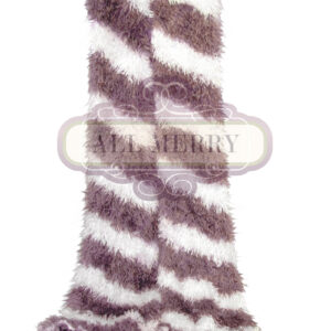 Magic Scarf ผ้าพันคอมหัศจรรย์ รุ่นสีสลับทูโทน - สีขาว&กากีเข้ม