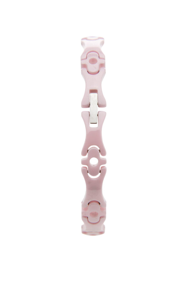 Healing Magnetic Ceramic Bracelet - H&Flower - Pink