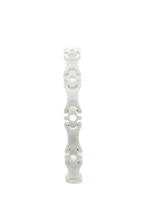 Healing Magnetic Ceramic Bracelet - H&Flower - White - Image 3