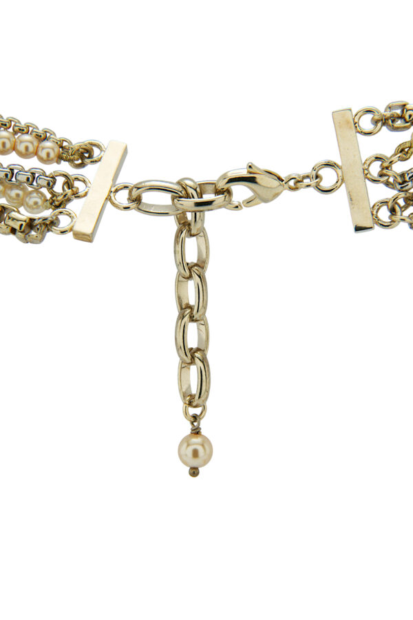 AllMerry Fashion Necklace สร้อยคอไข่มุก + สร้อยสองกษัตริย์ - Image 3