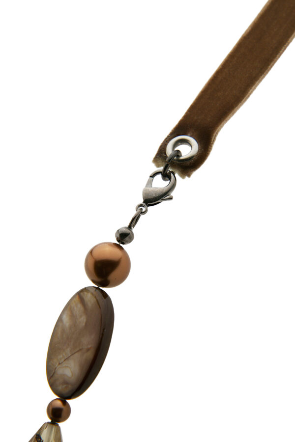 AllMerry Fashion Necklace สร้อยคอลูกปัด มุกแก้ว - Image 3