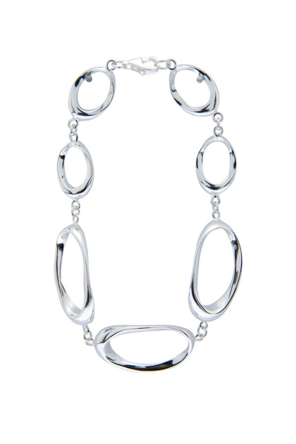 AllMerry Silver Earring &  เซ็ตต่างหูและสร้อยข้อมือเงินแท้รูปโซ่