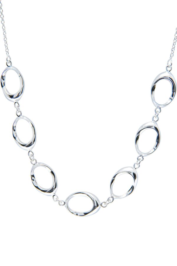 AllMerry Silver Pendant & Earring สร้อยและต่างหูแท้รูปโซ่ พร้อมสร้อยเงินแท้ - Image 2