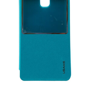 AllMerry SamSung Note4 Cover Classic Plain Turquoise