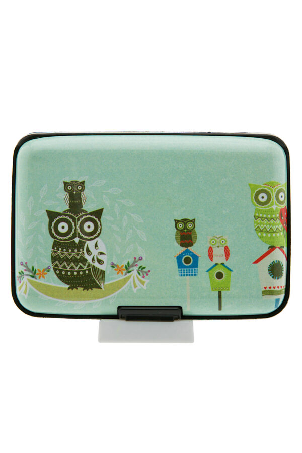 กระเป๋าใส่บัตรและเหรียญ Happy Owl