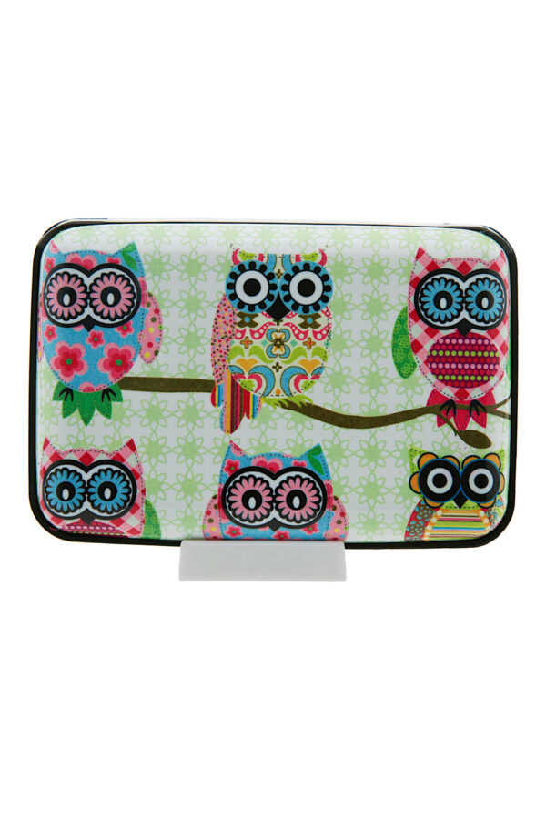 กระเป๋าใส่บัตรและเหรียญ Happy Owl - Image 3
