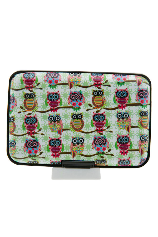 กระเป๋าใส่บัตรและเหรียญ Happy Owl