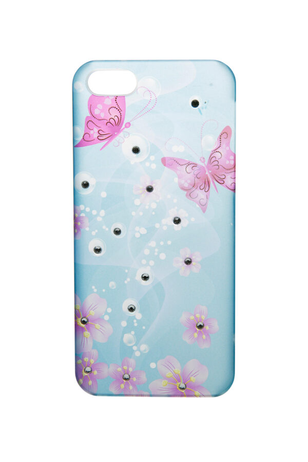 iPhone5 Case - Floral Sweet - Blue & Pink