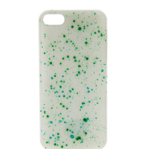 iPhone5 Case Color Splashes Green & Blue