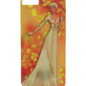 iPhone5 Case VintageLady13 with Rhinestones