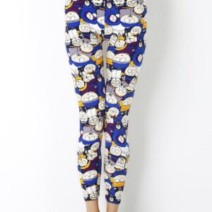 AllMerry Fashion Leggings กางเกงเลกกิ้งแฟชั่น 18 สีฟ้า