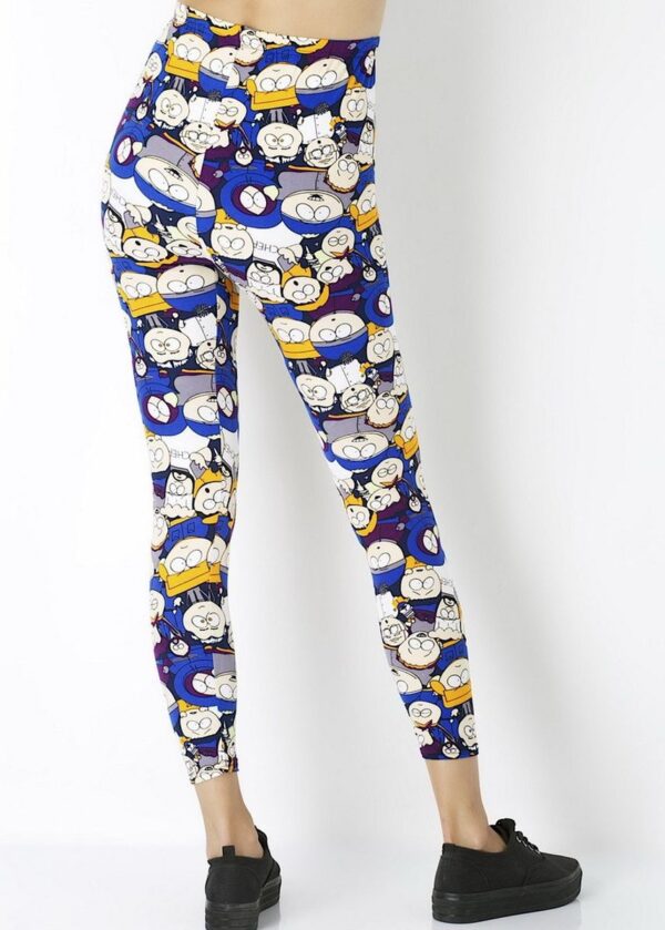 AllMerry Fashion Leggings กางเกงเลกกิ้งแฟชั่น 18 สีฟ้า - Image 2