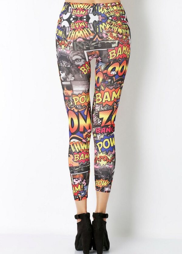 AllMerry Fashion Leggings กางเกงเลกกิ้งแฟชั่น 22 สีมัลติ - Image 2