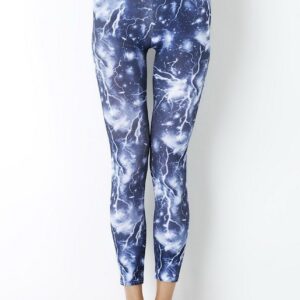 AllMerry Fashion Leggings กางเกงเลกกิ้งแฟชั่น 25 สีฟ้า
