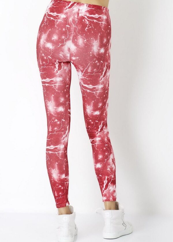 AllMerry Fashion Leggings กางเกงเลกกิ้งแฟชั่น 30 สีชมพู - Image 2