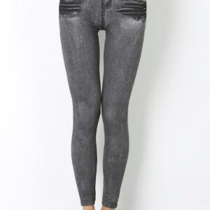 AllMerry Fashion Leggings กางเกงเลกกิ้งแฟชั่น 49 สีเทา