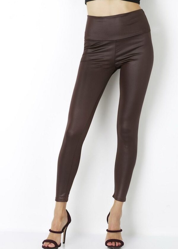 AllMerry Fashion Leggings กางเกงเลกกิ้งแฟชั่น 52 สีน้ำตาล
