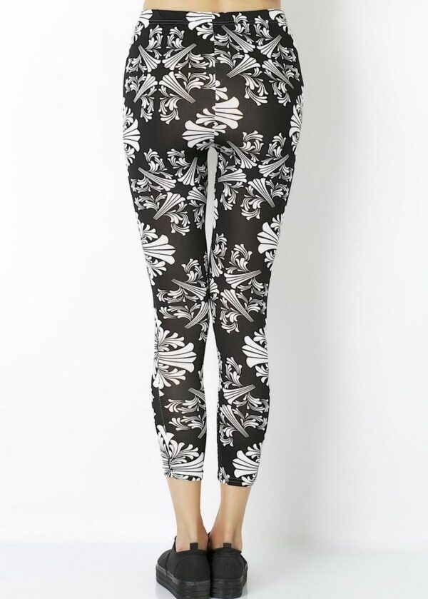 AllMerry Fashion Leggings กางเกงเลกกิ้งแฟชั่น 59-สีดำ - Image 2
