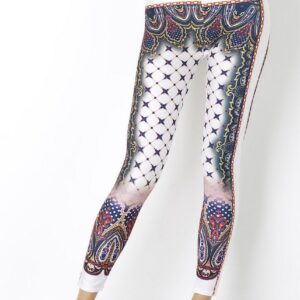 AllMerry Fashion Leggings กางเกงเลกกิ้งแฟชั่น 64 สีขาว