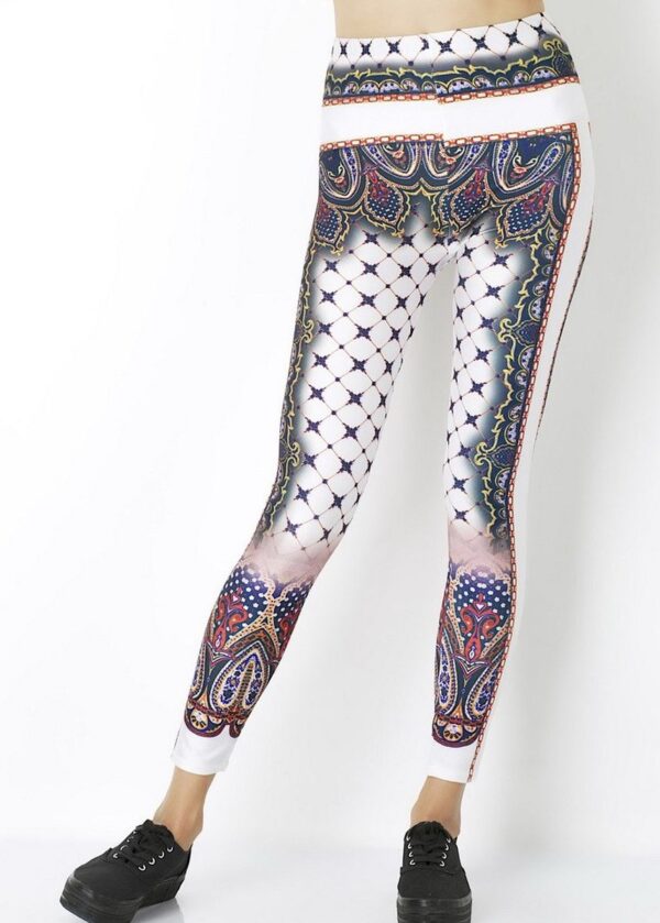 AllMerry Fashion Leggings กางเกงเลกกิ้งแฟชั่น 64 สีขาว