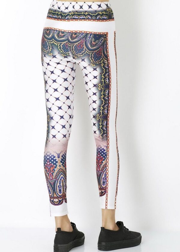 AllMerry Fashion Leggings กางเกงเลกกิ้งแฟชั่น 64 สีขาว - Image 2