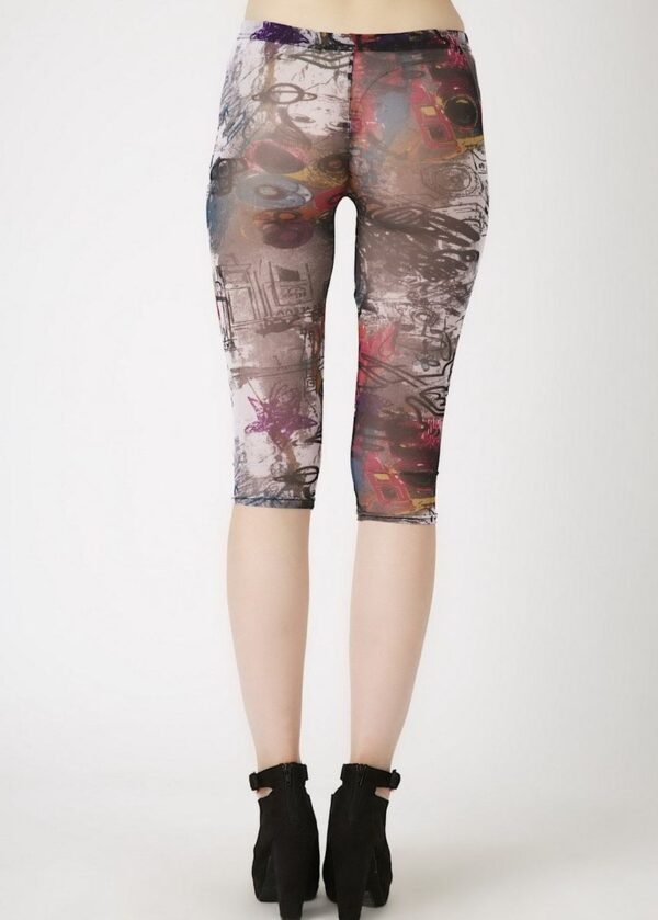 AllMerry Fashion Leggings กางเกงเลกกิ้งแฟชั่น 66 สีน้ำตาล - Image 2