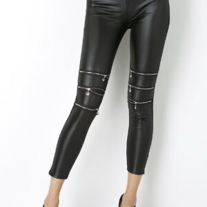 AllMerry Fashion Leggings กางเกงเลกกิ้งแฟชั่น 79-สีดำ
