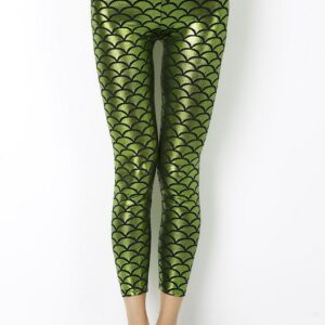 AllMerry Fashion Leggings กางเกงเลกกิ้งแฟชั่น 82 สีเขียว