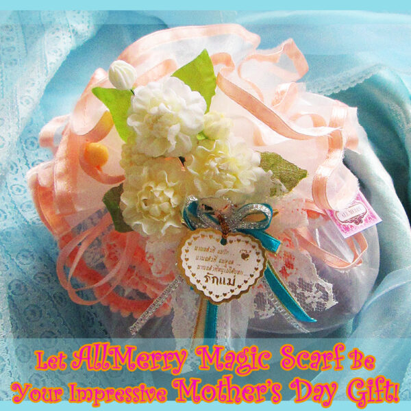 Magic Scarf ผ้าพันคอมหัศจรรย์ รุ่นแคนดี้ - สีชมพู - Image 6