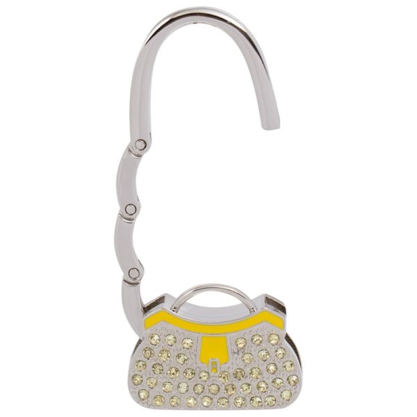 AllMerry Handbag Hanger ที่แขวนกระเป๋า - Diamond Bag สีเหลือง - Image 3
