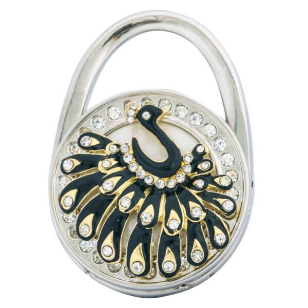 AllMerry Handbag Hanger ที่แขวนกระเป๋า - Peacock Queen สีดำ