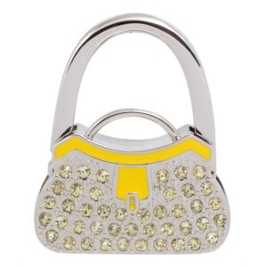 AllMerry Handbag Hanger ที่แขวนกระเป๋า - Diamond Bag สีเหลือง
