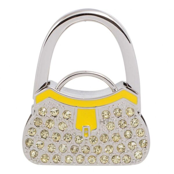 AllMerry Handbag Hanger ที่แขวนกระเป๋า - Diamond Bag สีเหลือง