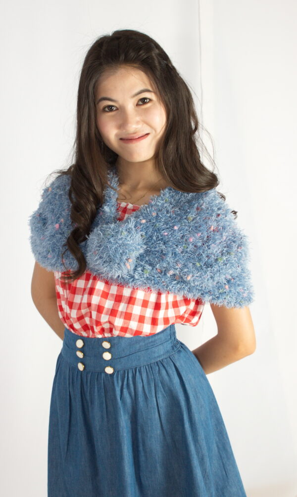 Magic Scarf ผ้าพันคอมหัศจรรย์ รุ่นแคนดี้ - สีชมพู - Image 20